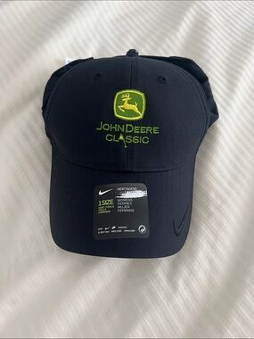 Nike John Deere Classic Women’s Black Hat with Yellow-Green Logo